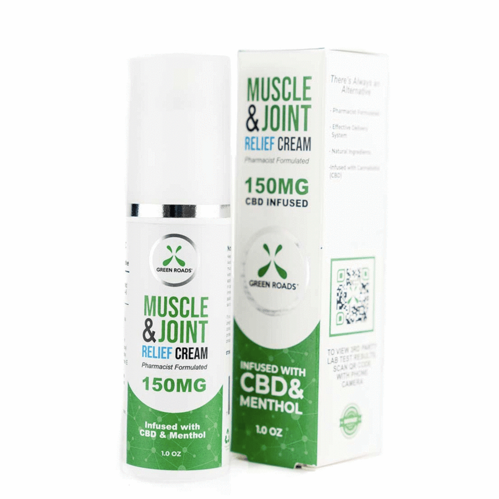 GREEN ROADS CBD Muscle & Joint  Relief Cream