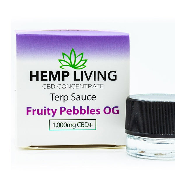 Hemp Living CBD Terp Sauce - Fruity Pebbles OG- 1000mg